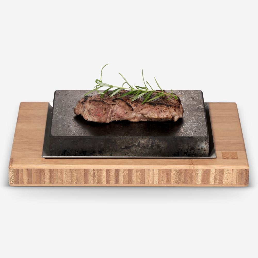 ZESTAW DO GRILOWANIA STEKÓW Z KAMIENIEM LAWOWYM