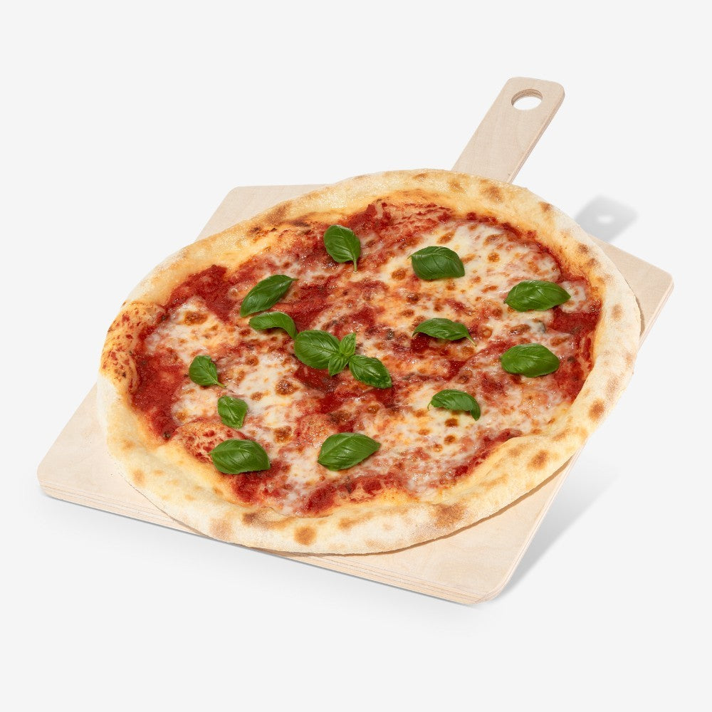 WULKANICZNY KAMIEŃ DO PIZZY Z ETNY 38x32x1,5CM+SZUFLA